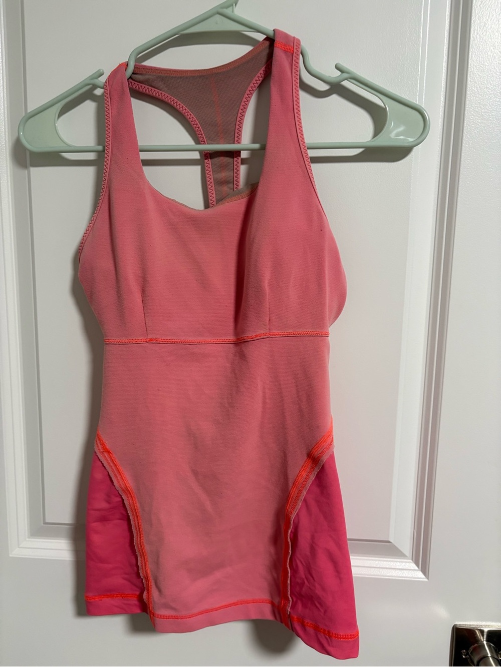Kids Pink Racerback One-Piece Swim Dress
